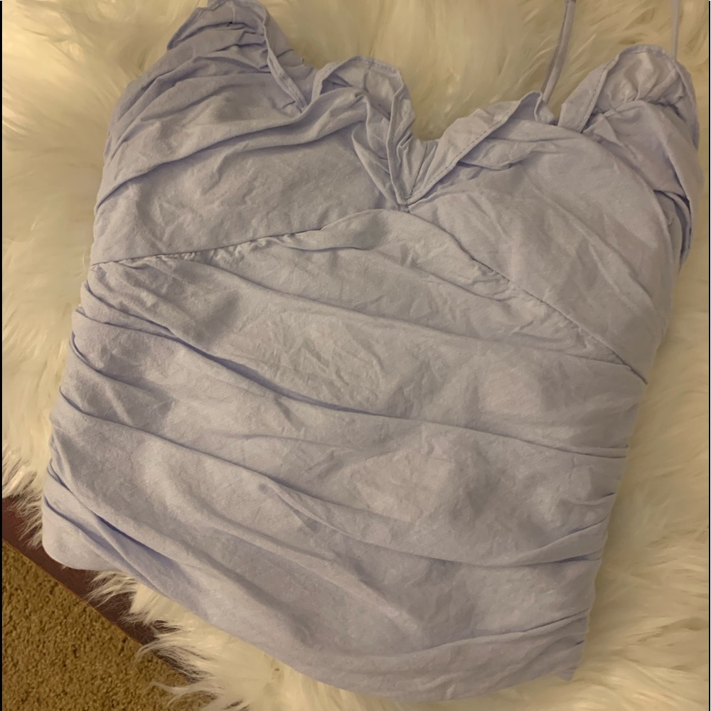 ZARA light blue top. NEVER WORN